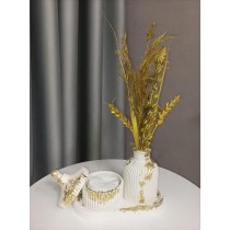 Concrete Set Vase, Pot and Tray