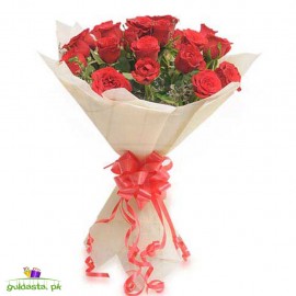 20 Red Roses - Bouquet