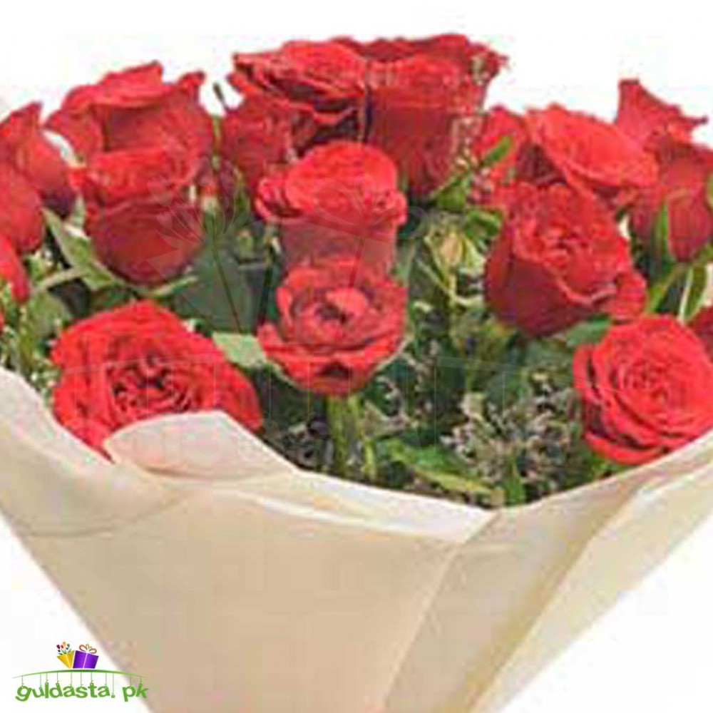 20 Count Roses 20 Red Roses - Bouquet