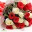 Red N White Roses - Bouquet