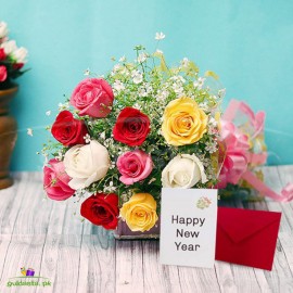 New Year Shades of Roses