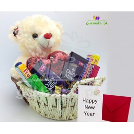 Basket of New Year Sweet Treat