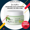 LOVE NATURE Mattifying Face Lotion with Organic Tea Tree & Lime