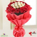 Valentine's Day Delightful Ferrero Rocher Bouquet