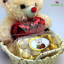 Teddy Ferry Rose Basket