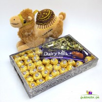 Sweet Chocolates Tray With Dubai Camel