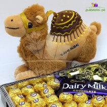 Sweet Chocolates Tray With Dubai Camel
