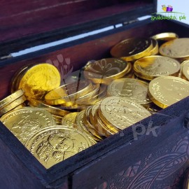 Coins in Treasure Box 