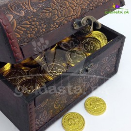 Coins in Treasure Box 