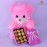 Teddy Bear with Chocolate for Baby Girl