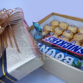 TEDDY BEAR AND CHOCOLATE FOR YOUR LOVE
