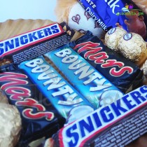 TEDDY BEAR WITH BEAUTIFUL TRAY LEAVE