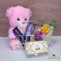 Teddy & Beautiful Cycle Flower Cart