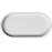 Collection Hand Made Trinket Concrete Tray Bathroom Countertop Vanity Kitchen Coffee Table Jewelry Organizer Marble Stone Small Plant Decor - Gray, Oval