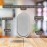 Collection Hand Made Trinket Concrete Tray Bathroom Countertop Vanity Kitchen Coffee Table Jewelry Organizer Marble Stone Small Plant Decor - Gray, Oval