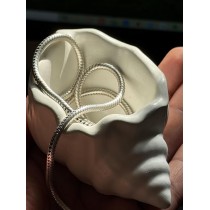 CONCRETE Handmade Decorative Tray Shell Shape White Multipurpose Jewelry Organizer Cosmetic Candle Tray Home Decor (Small Conch Shell)
