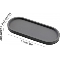 Modern gray Concrete Tray (1, Stone)
