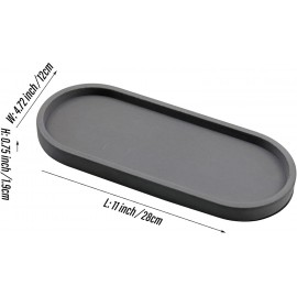 Modern gray Concrete Tray (1, Stone)