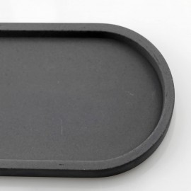Modern gray Concrete Tray (1, Stone)