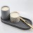 Modern gray Concrete Tray (1, Stone)